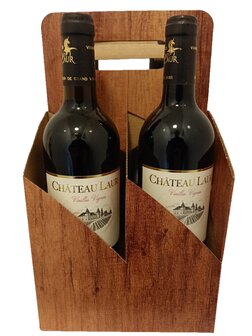 Pakket 4 flessen van 4 jaargangen Château Laur Vieilles vignes
