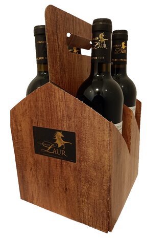 Pakket 4 flessen van 4 jaargangen Château Laur Vieilles vignes
